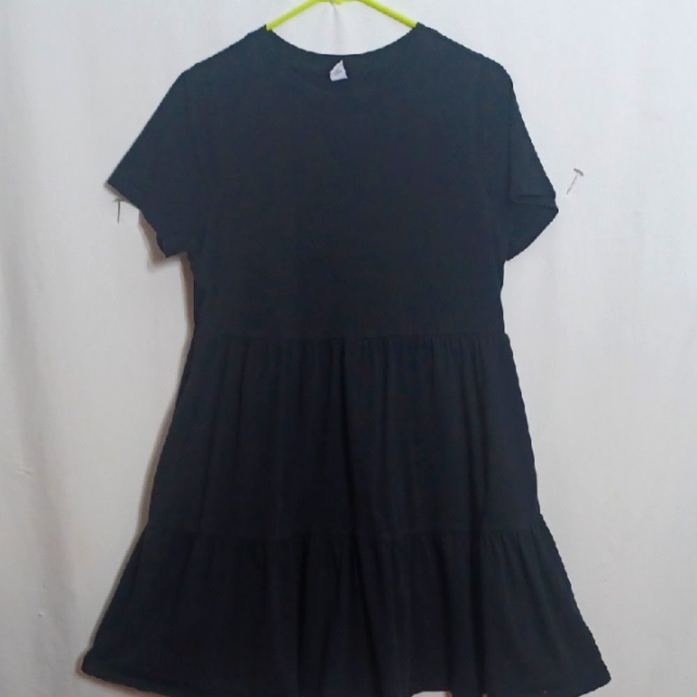Old Navy Charcoal Short Sleeve Dress Size Medium